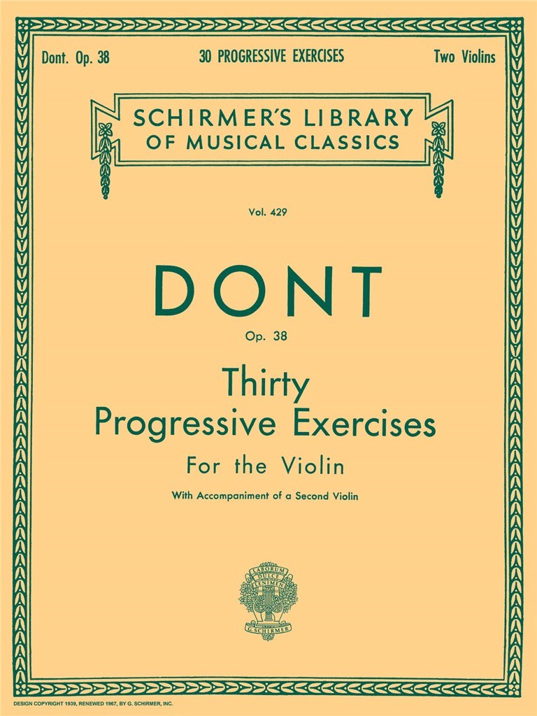 30 Progressive Exercises, Op. 38